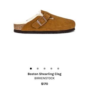 Boston shearling clog